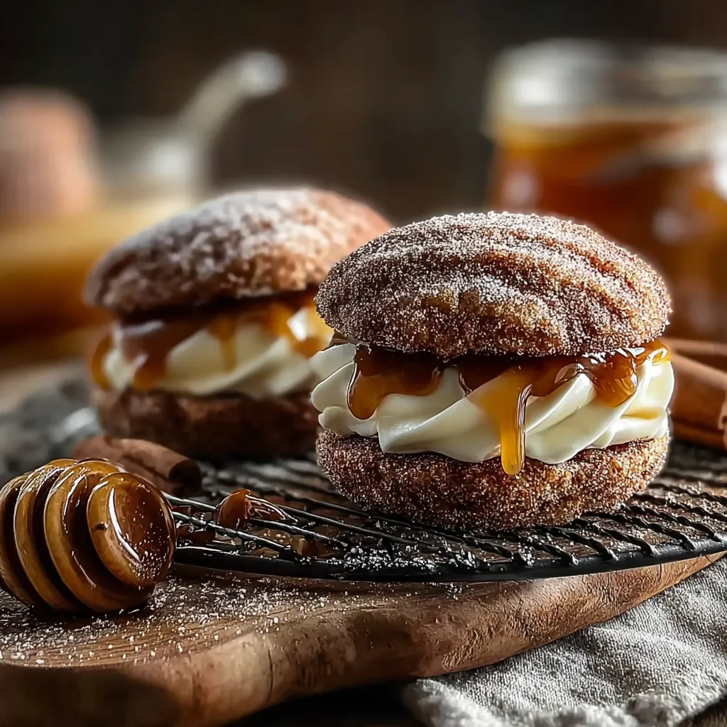 Apple Cider Whoopie Pie Cookies with Caramel: Deliciously Sweet