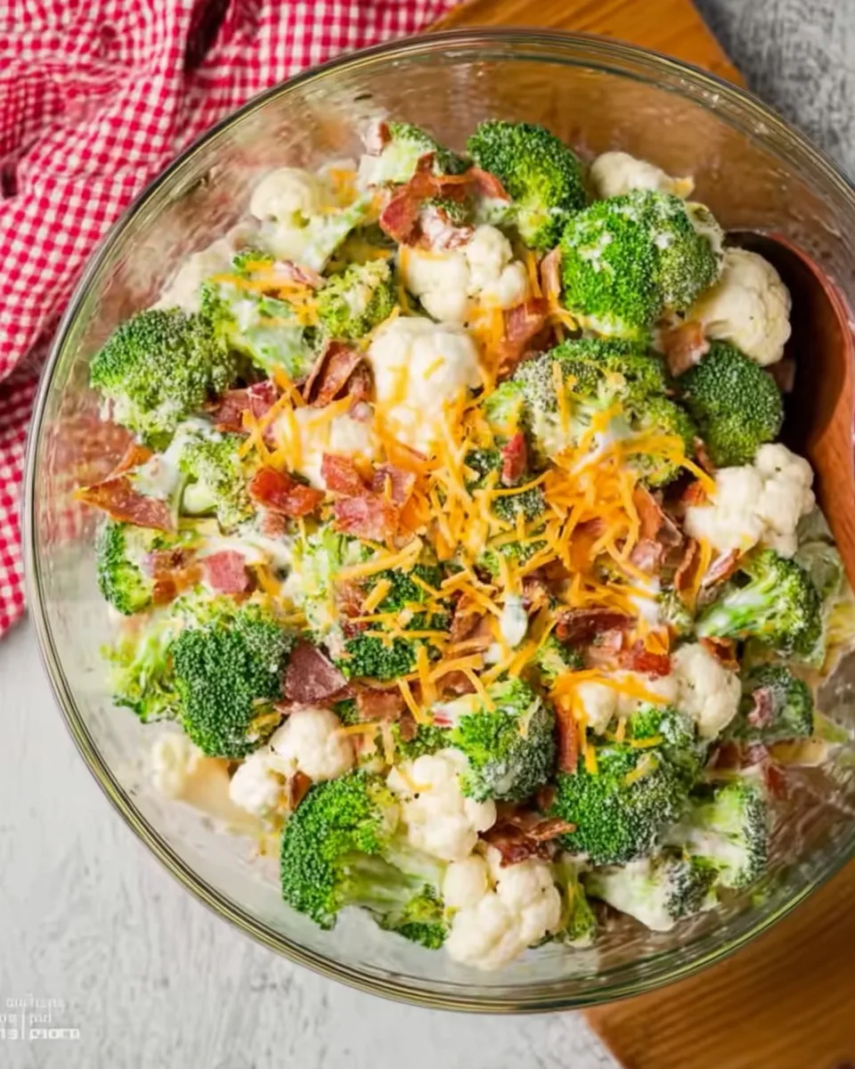 Broccoli and Cauliflower Salad Recipe: A Fresh Delight