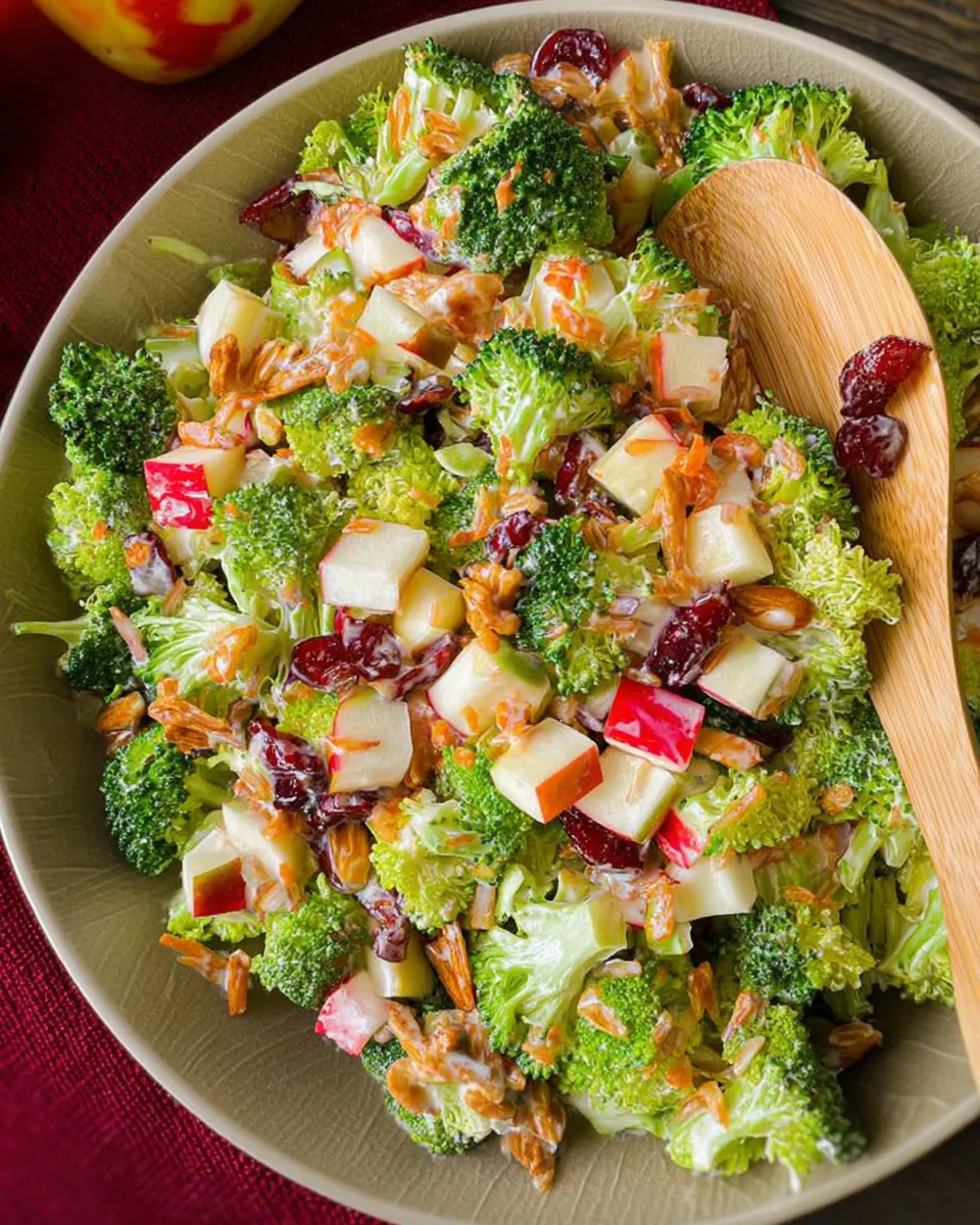 Broccoli Apple Salad: A Refreshingly Delicious Twist