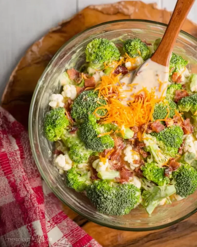 Delicious Broccoli Salad Dressing: A Colorful Delight