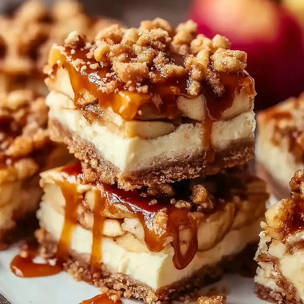 Caramel Apple Cheesecake Bars: Irresistibly Delicious Treats