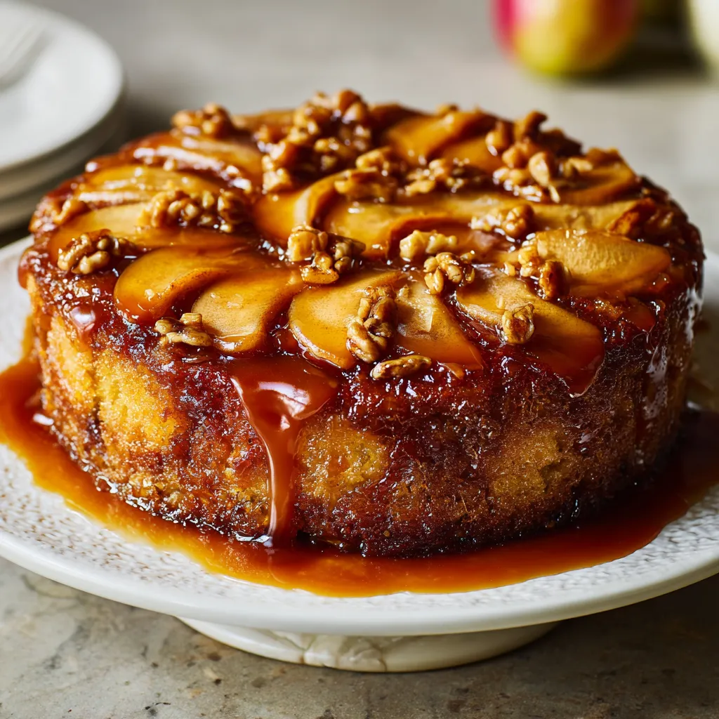 Caramel Apple Upside-Down Cake: A Sweet Fall Delight