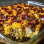 Crack Breakfast Casserole - Delicious and Cheesy Morning Dish