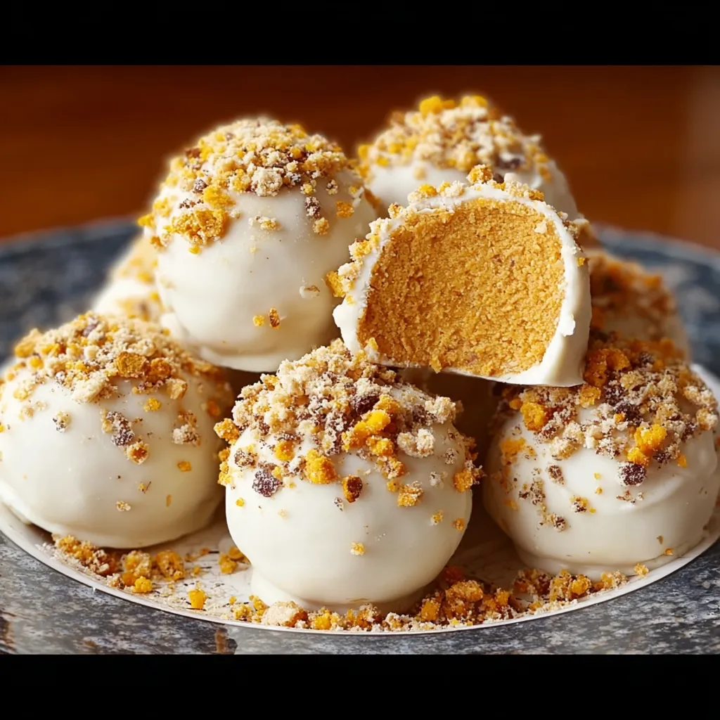 Easy No Bake Pumpkin Cheesecake Balls Recipe That Delight!