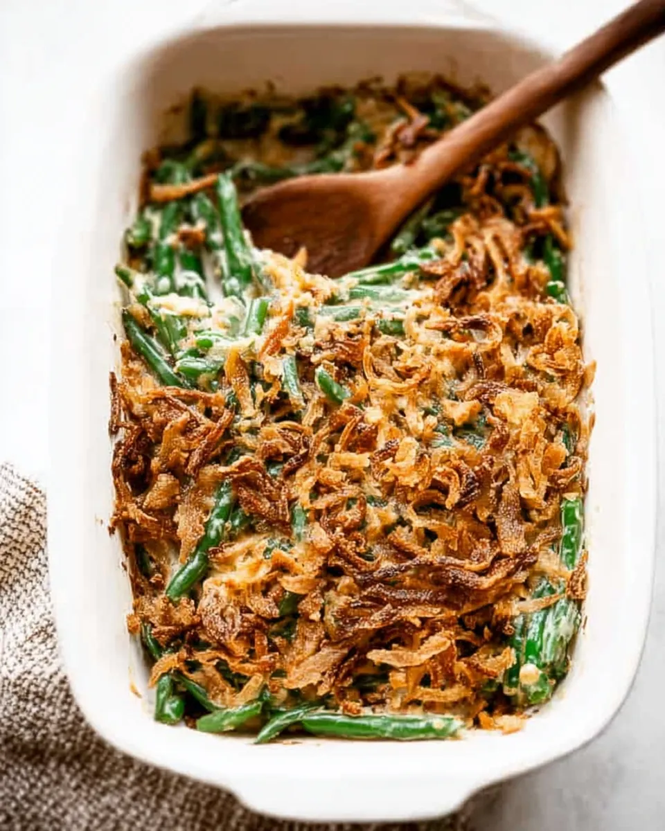 fresh green bean casserole