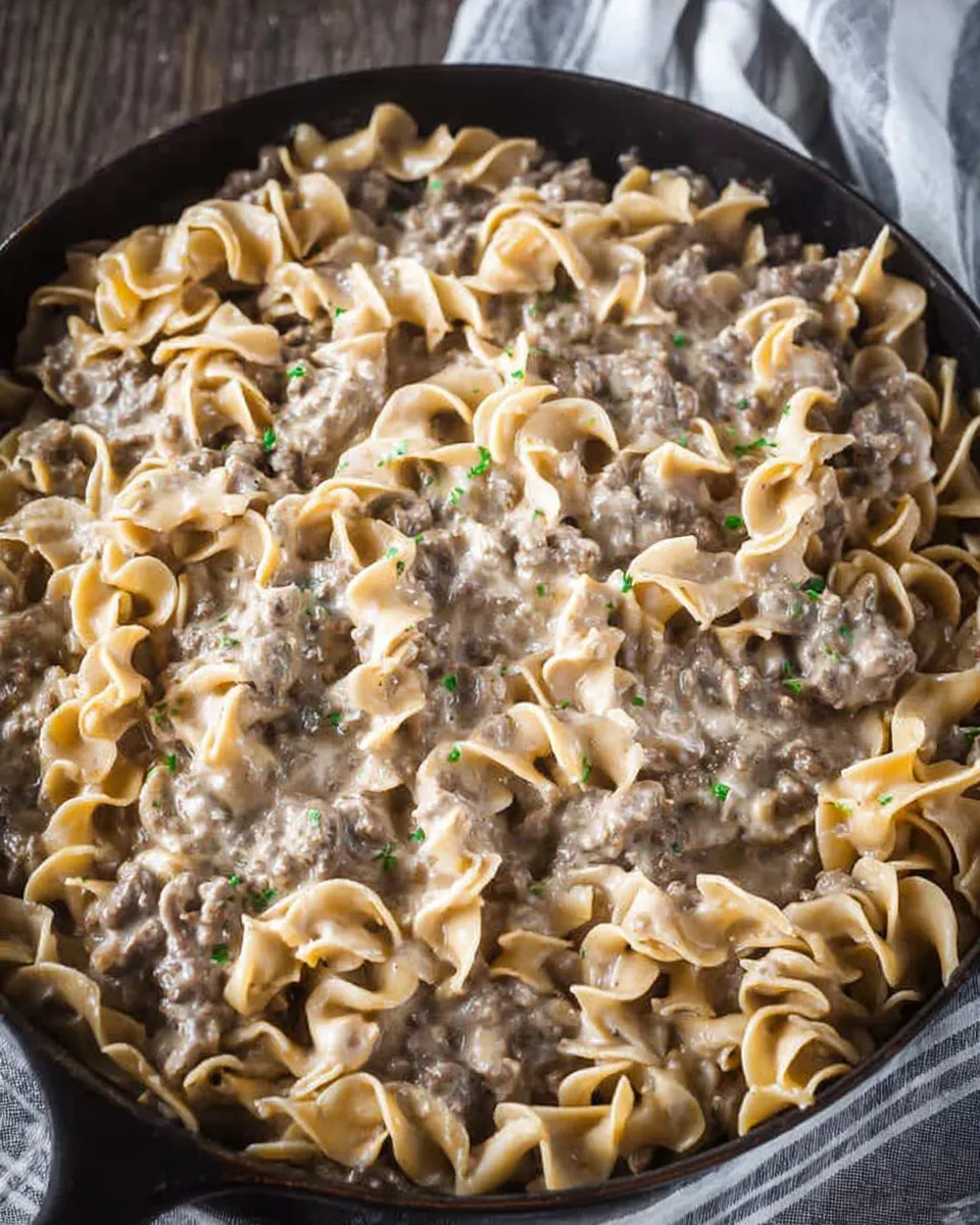 Ground Beef Stroganoff Recipe – A Cozy Family Favorite