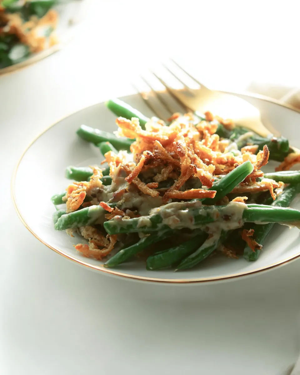 vegan green bean casserole